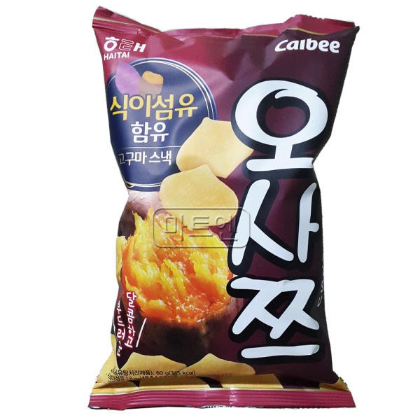 해태 오사쯔 고구마스낵 60g 16개 대용량간식 - 온채널