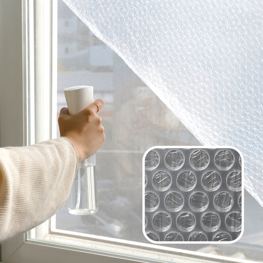 [우풍방지] 뽁뽁이 단열시트 창문방풍 결로방지 에어캡