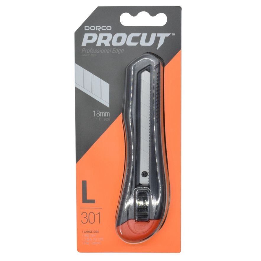 도루코 커터칼 컷터 사무용칼 카터 작업칼 대 180mm - 온채널