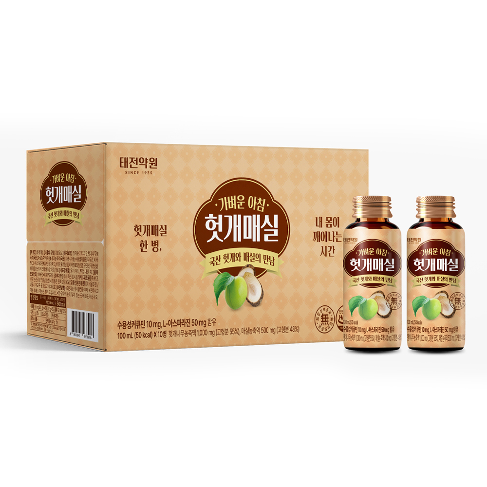 완벽한 아침 헛개매실 100ml x 10EA 대표 이미지