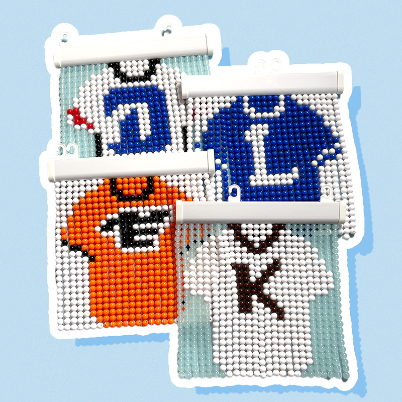 야구 비즈발 키트 DIY 만들기 재료 도안 응원 굿즈 KBO 한국 프로야구 크보 이미지 1