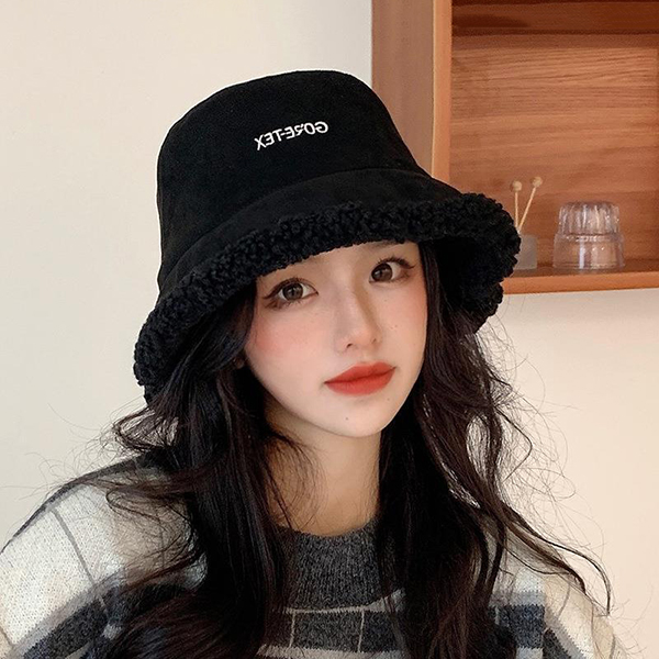 방한용품 리버시블 뽀글이 버킷햇 데일리 겨울모자 대표 이미지