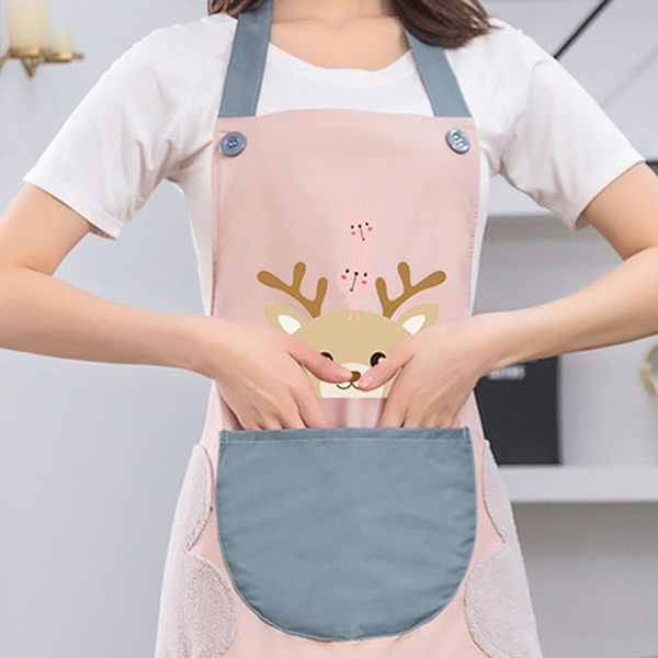 앞치마 공방 카페 미술 미용 주방 김장 방수앞치마 이미지 2