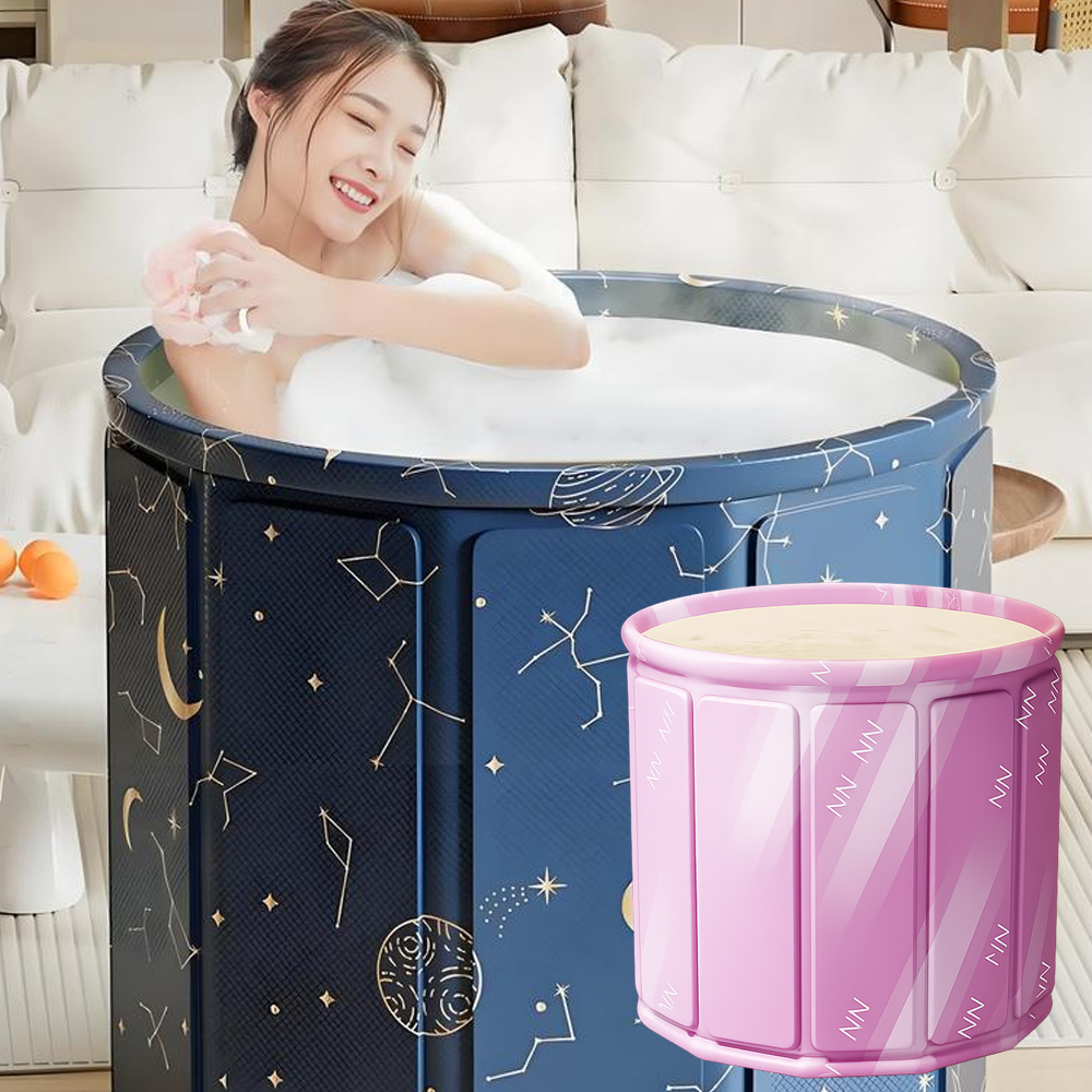 스몰접이식보관튜브욕조 접이식 욕조 1인용 반신욕 스파 대표 이미지
