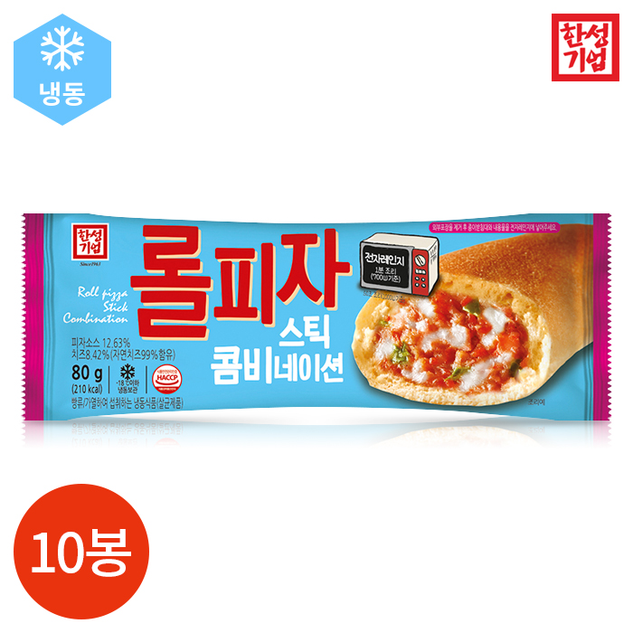CL 한성기업 롤피자스틱 콤비네이션 80g x 10봉 대표 이미지