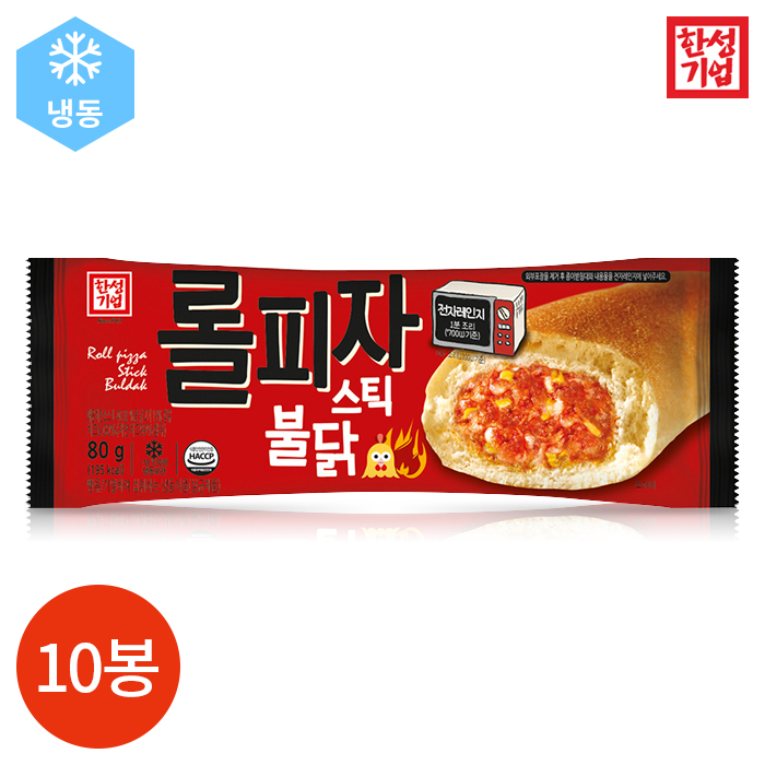 CL 한성기업 롤피자스틱 불닭 80g x 10봉 대표 이미지
