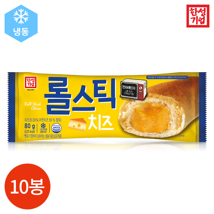 CL 한성기업 롤피자스틱 치즈 80g x 10봉 대표 이미지