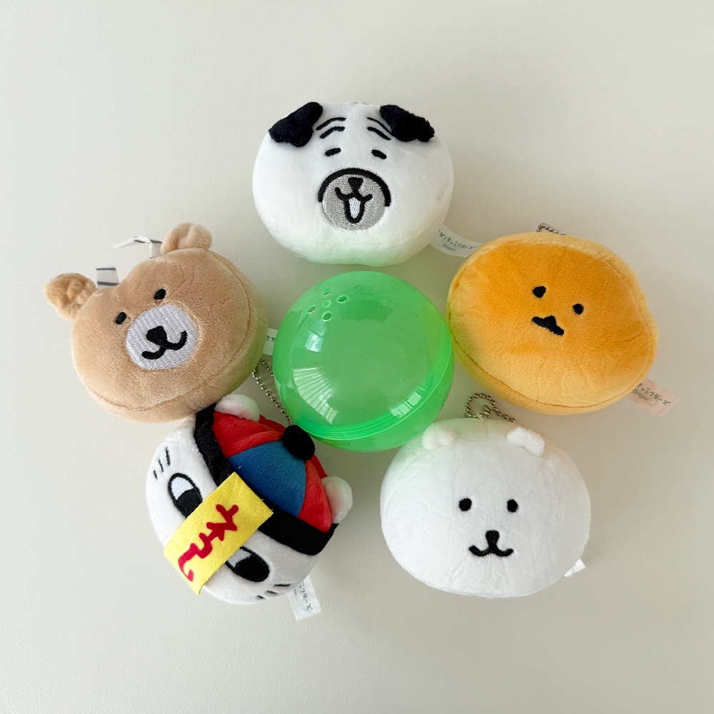 나가노 농담곰 담곰이 퍼그씨 두더지고로케 모찌 랜덤 뽑기 캡슐 5종 이미지 1