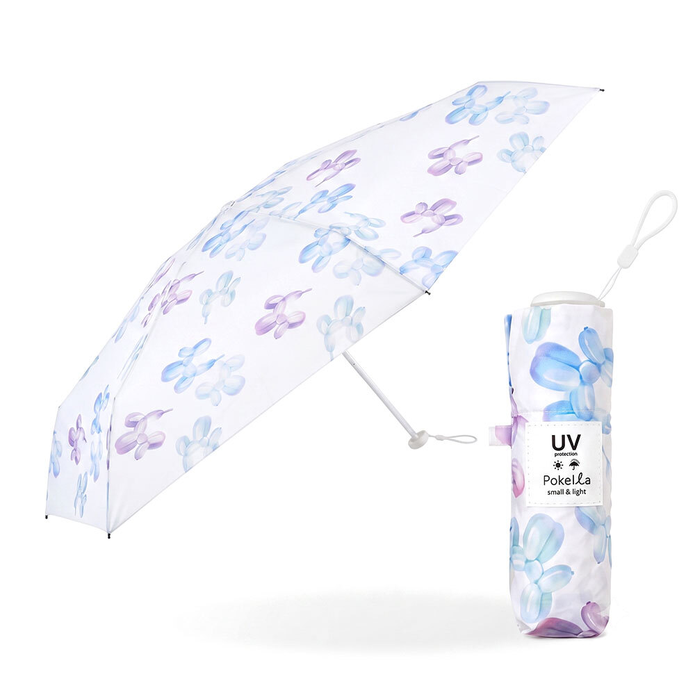 일본 정품 초경량 UV 차단 5단 우양산(풍선) 대표 이미지