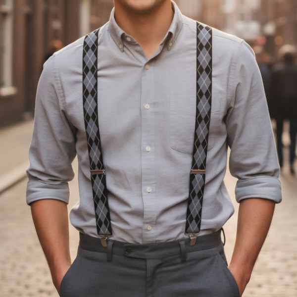 [젠틀맨즈]정장/캐주얼 클래식 남자 멜빵(서스펜더)<br>GR02-GC06ON 대표 이미지