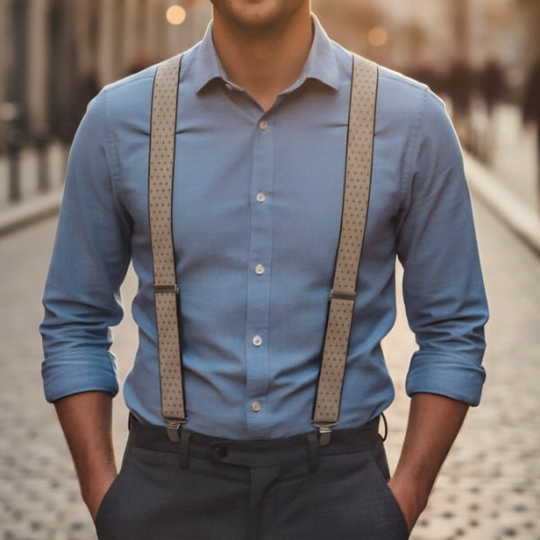 [젠틀맨즈]정장/캐주얼 클래식 남자 멜빵(서스펜더)<br>GR02-GC05ON 대표 이미지
