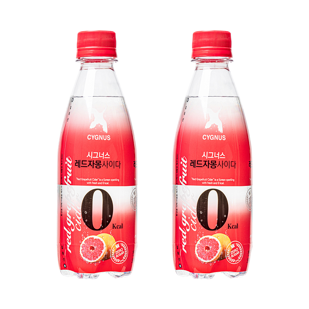 시그너스 레드자몽 제로사이다 350ml 24입 대표 이미지