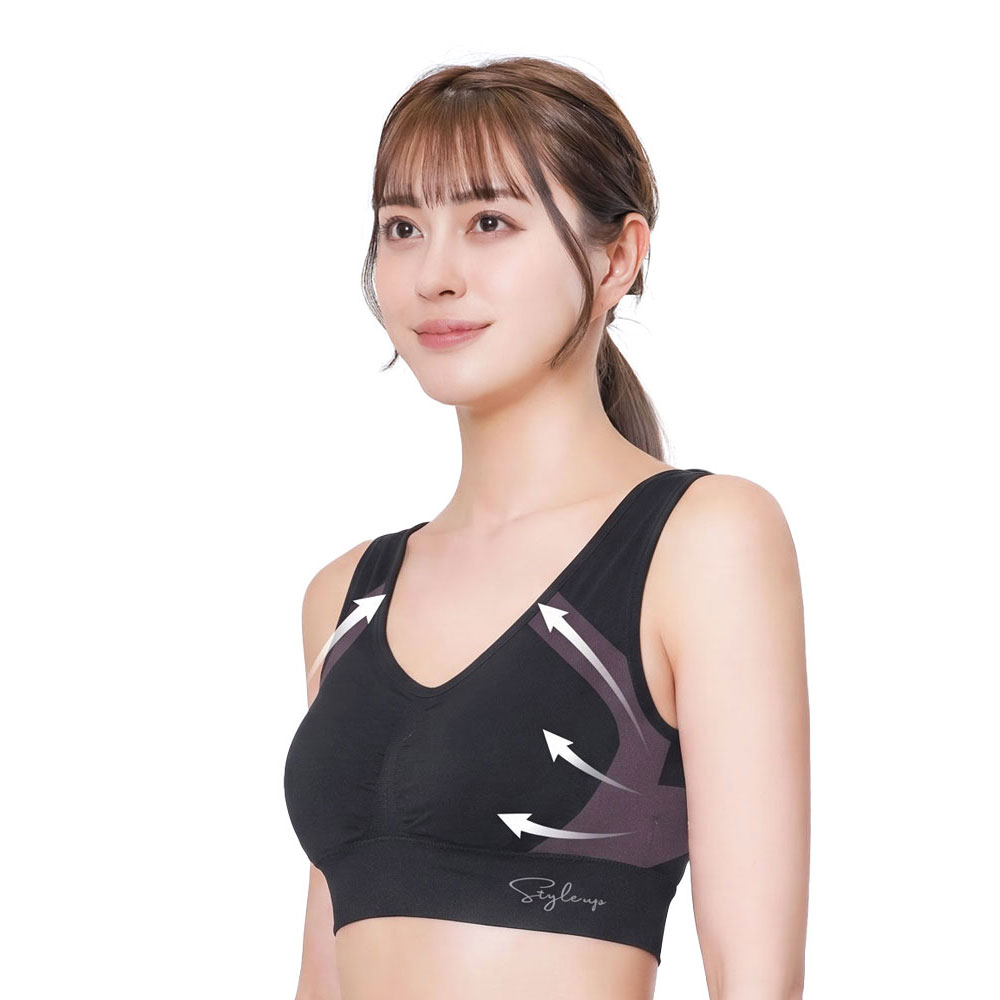 3가지 체형맞춤 노와이어 편안한 보정 브라(스트레이트) 이미지 1