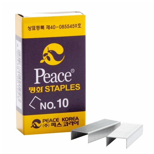 평화 스테플러침 NO.10호침 1000pcs 갑(20개입) 대표 이미지