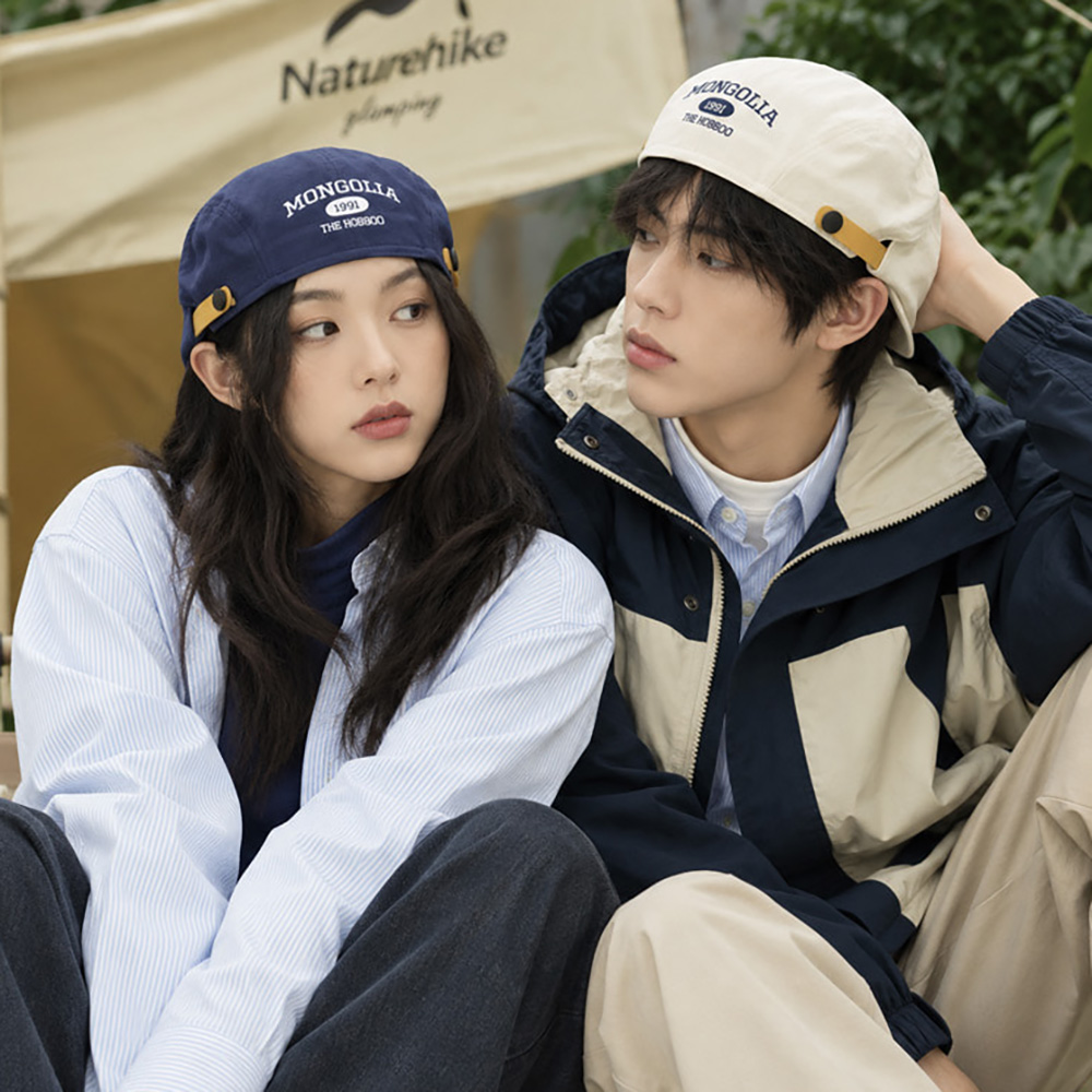 남성 여성 캠핑 나드리 외출 귀여운 모자 레터링 헌팅캡 대표 이미지