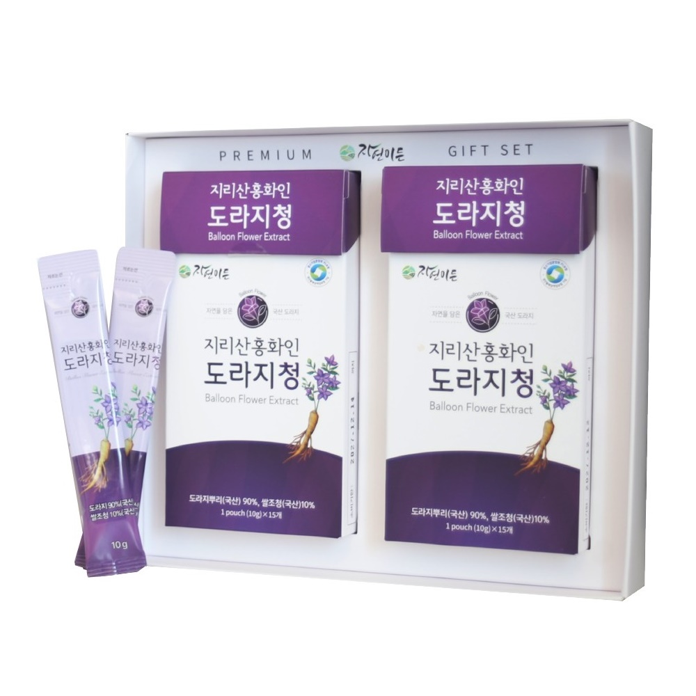 지리산 도라지청스틱형 선물세트 10gx15포x2박스 대표 이미지