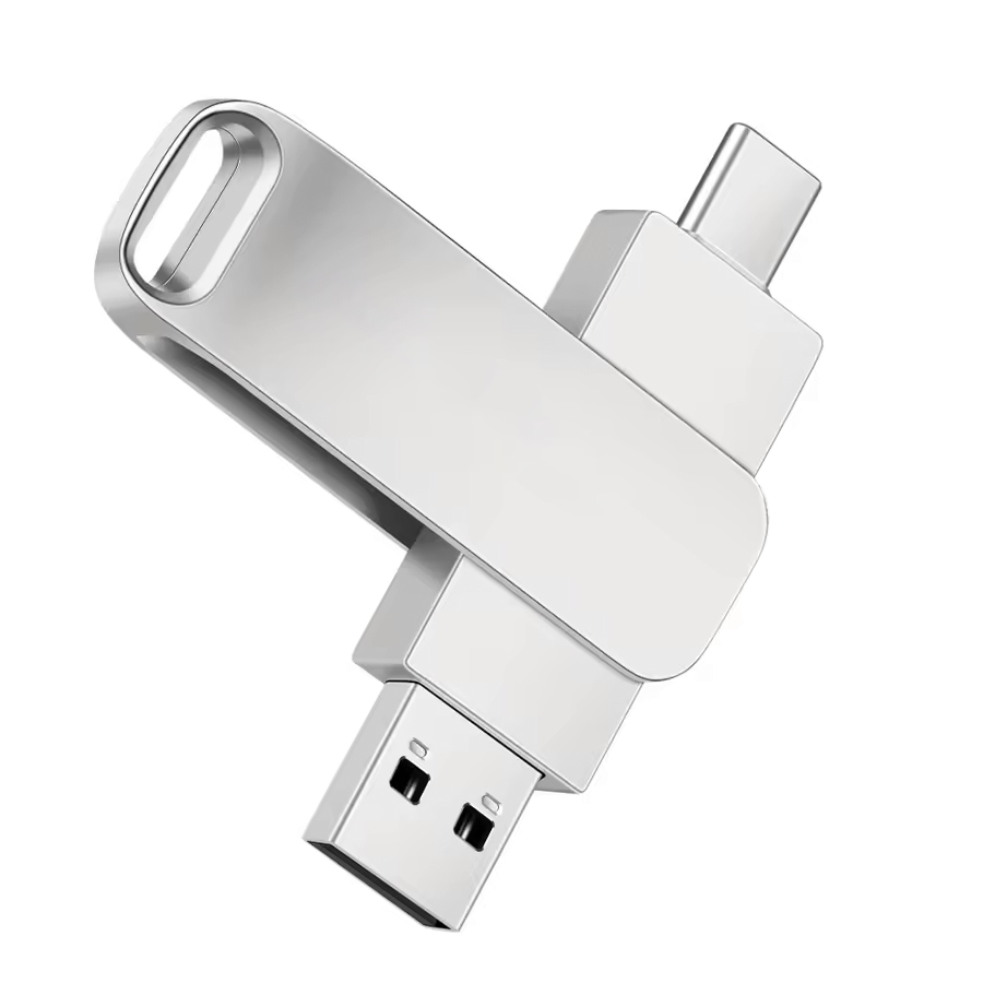 보스위즈 64GB USB 3.2 C타입 OTG 2in1 유에스비 양면스윙 메모리 벌크형 이미지 2