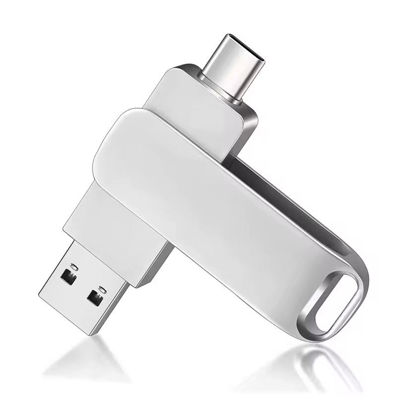 보스위즈 128GB USB 3.2 C타입 OTG 2in1 유에스비 양면스윙 메모리 벌크형 대표 이미지