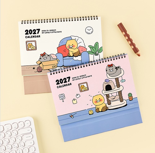 2027년 달력  카카오 달력 춘식이 달력 색상선택 대표 이미지