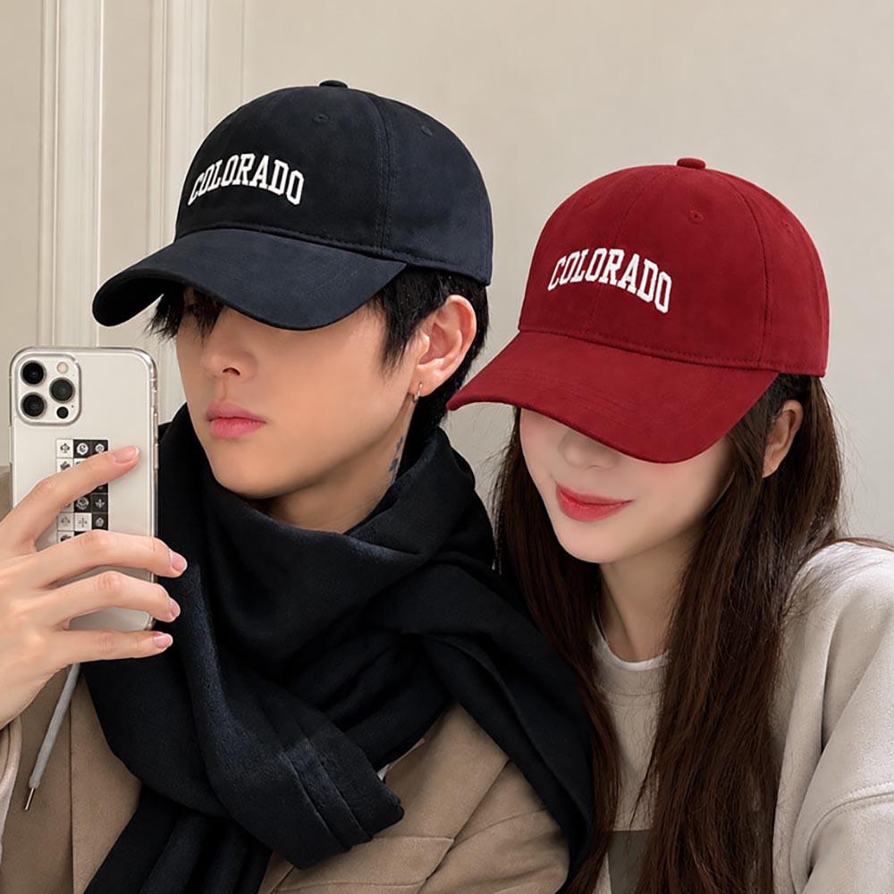 남성 여성 외출 모자 깔끔 영문 레터링 자수 캐주얼 베이직 볼캡 대표 이미지