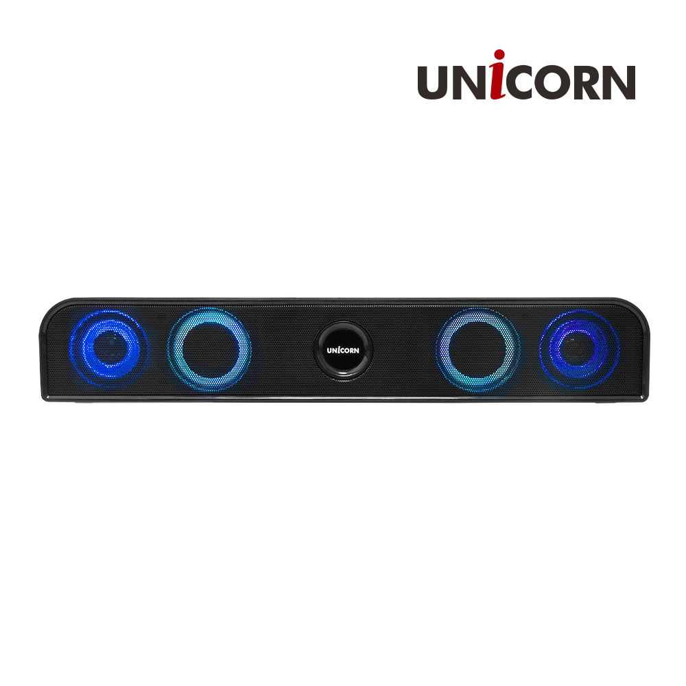 유니콘 블루투스 LED 사운드바 듀얼유닛스피커 FM라디오 MP3기능 SB-500BT 이미지 1