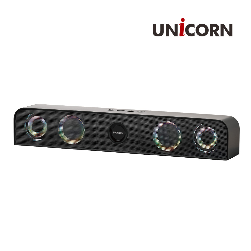 유니콘 블루투스 LED 사운드바 듀얼유닛스피커 FM라디오 MP3기능 SB-500BT 이미지 2