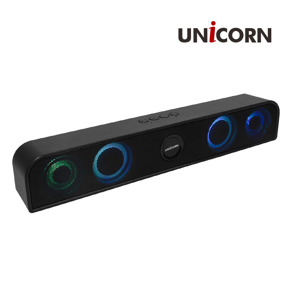 유니콘 블루투스 LED 사운드바 듀얼유닛스피커 FM라디오 MP3기능 SB-500BT 이미지 3